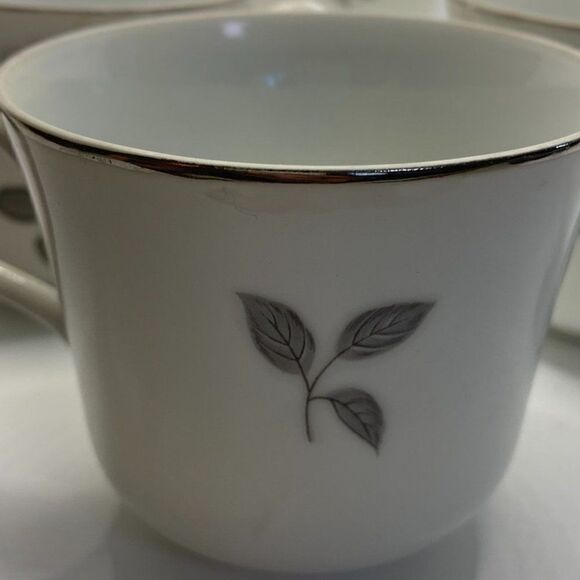 6 - 3" Flat Cup China by Queens Royal - Picture 3 of 7